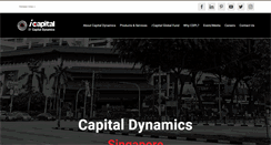 Desktop Screenshot of capitaldynamics.com.sg